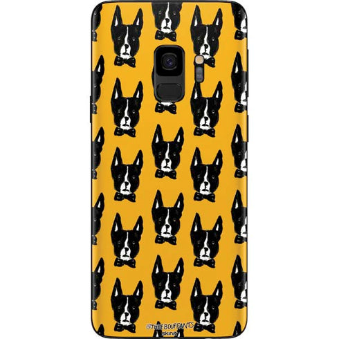 Bouffants and Broken Hearts Boston Terrier Galaxy S9 Skin